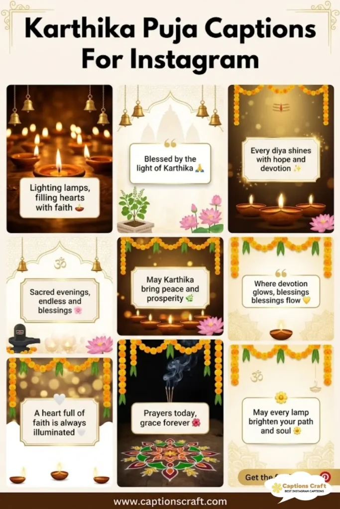 149+ Inspiring Karthika Puja Captions For Instagram to Shine Bright This Festival