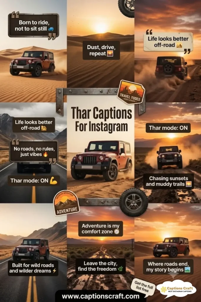 127+ Inspiring Thar Captions For Instagram and Quotes to Shine Bright Online