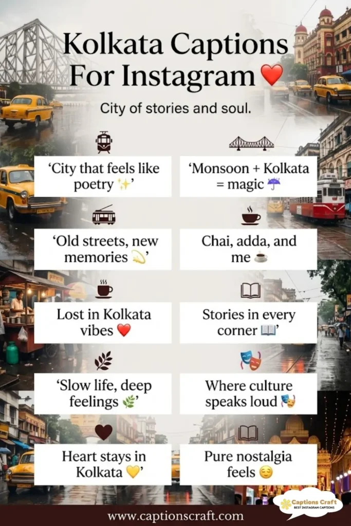 125+ Creative Kolkata Captions For Instagram to Spark Your Creative Spirit