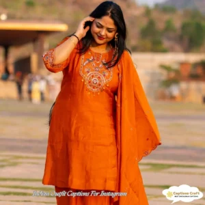 129+ Radiant Indian Outfit Captions For Instagram and Quotes That Shine Bright