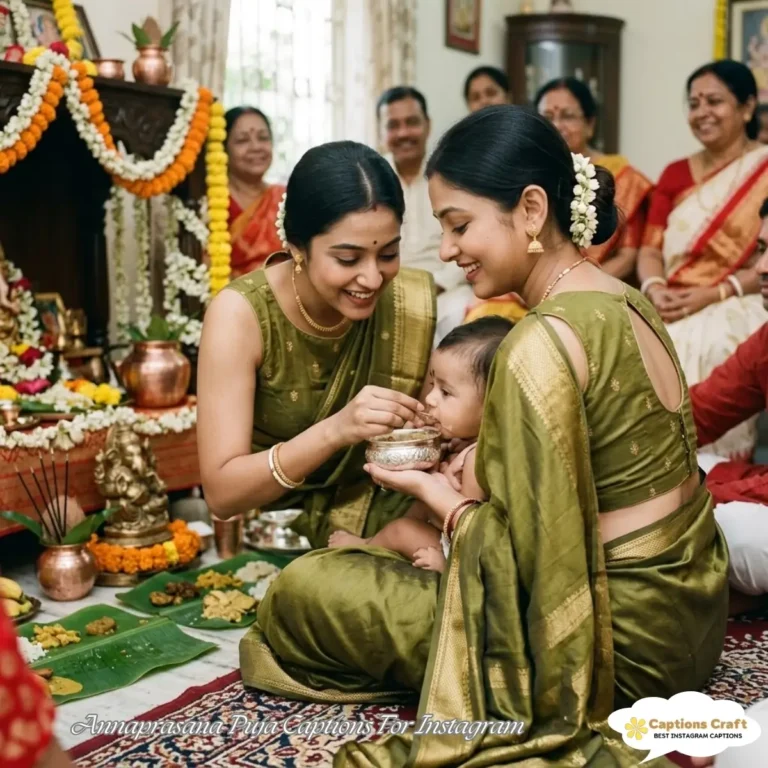 139+ Traditional Annaprasana Puja Captions For Instagram and Quotes Moments