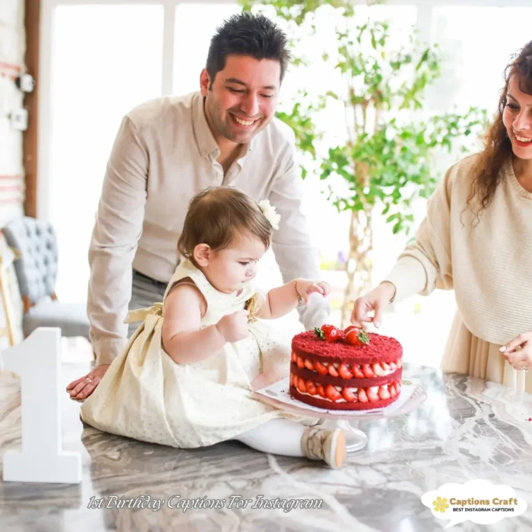143+ Cute 1st Birthday Captions For Instagram And Quotes For Little Star Moments