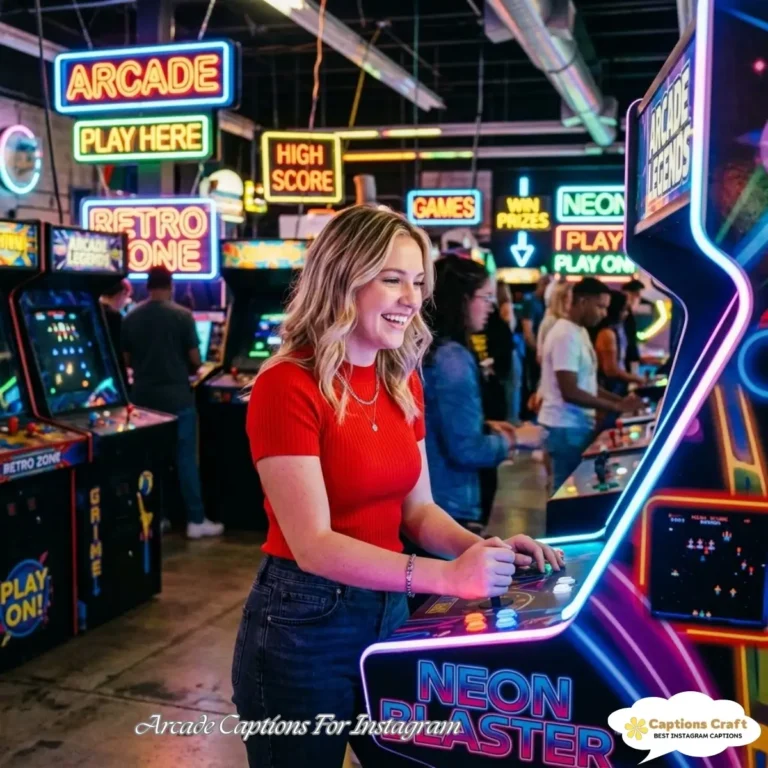 147+ Playful Arcade Captions For Instagram and Quotes For Retro Vibes