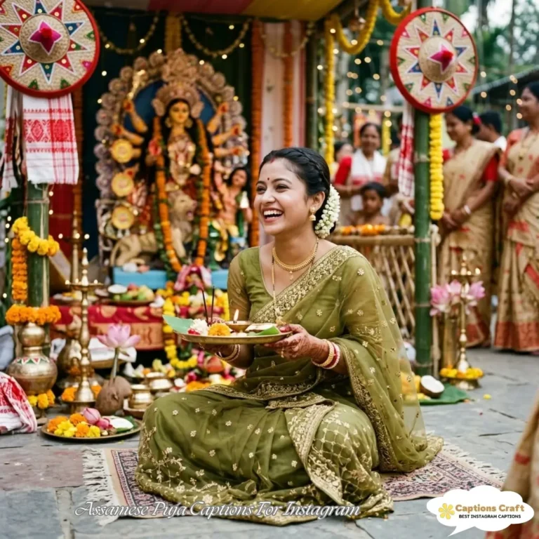 Assamese Puja Captions For Instagram