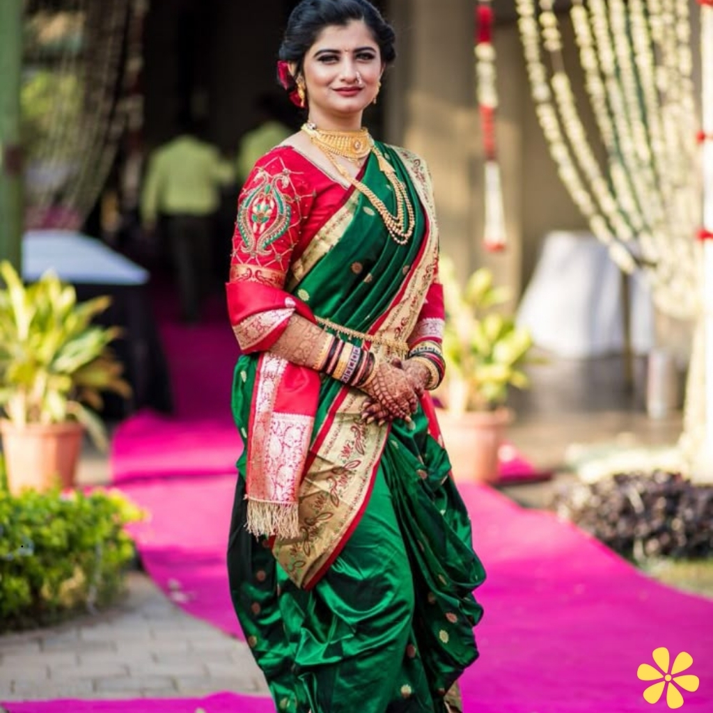 Beautiful Nauvari Saree Instagram Captions To Share
