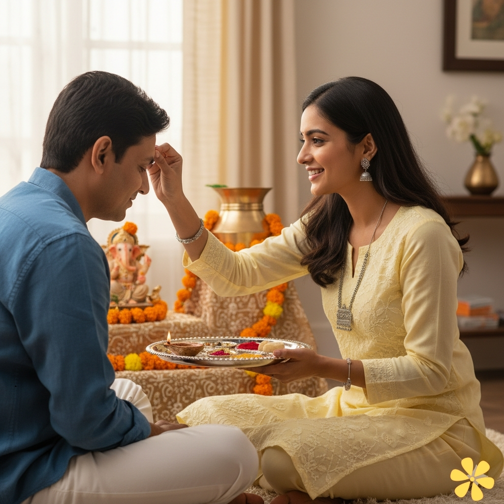 200+ Bhai Dooj Puja Captions for Instagram to Celebrate Your Sibling Bond 11 Bhai Dooj Puja Captions for Instagram