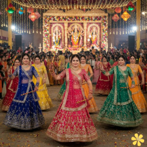 200+ Captions For Navratri Pics That Celebrate the Spirit of Festivity and Joy y