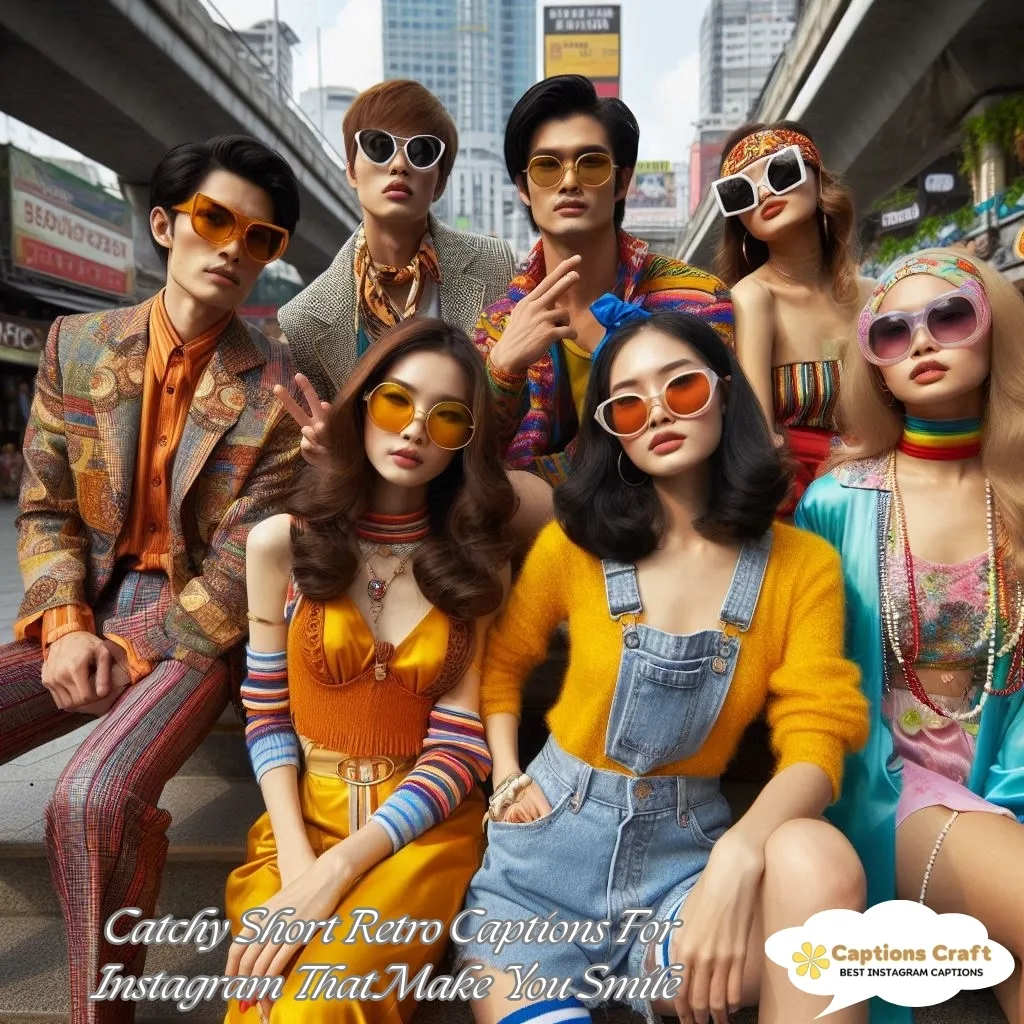 Catchy Short Retro Captions For Instagram That Make You Smile