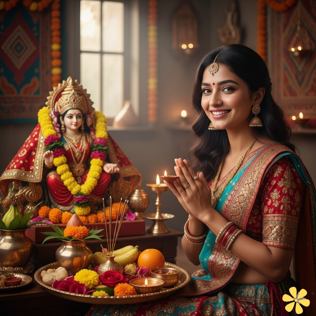Chaitra Navratri Puja Captions for Instagram