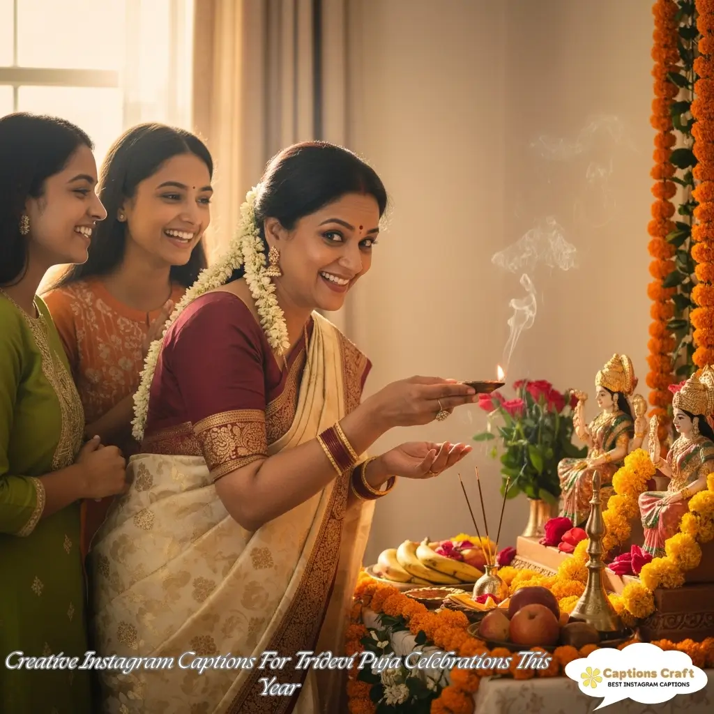 127+ Inspiring Tridevi Puja Captions For Instagram and Quotes You Can't Miss