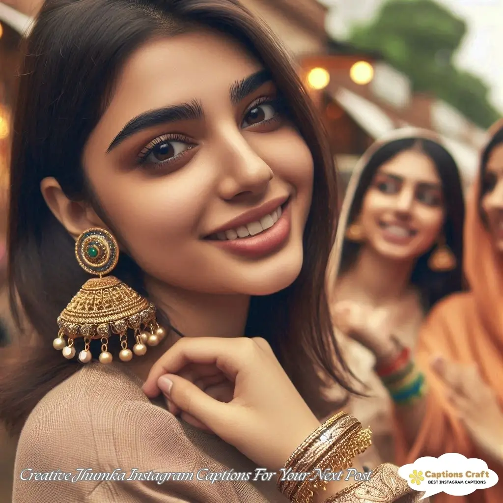 147+ Radiant Jhumka Captions For Instagram That Shine Brightly