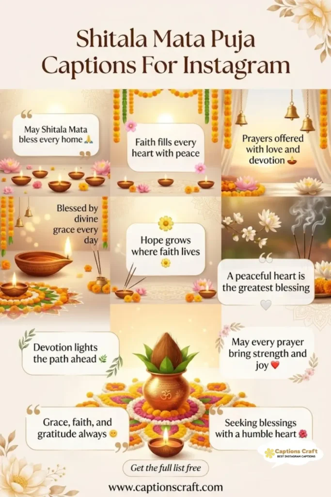 135+ Divine Shitala Mata Puja Captions For Instagram and Inspirational Quotes in 2026