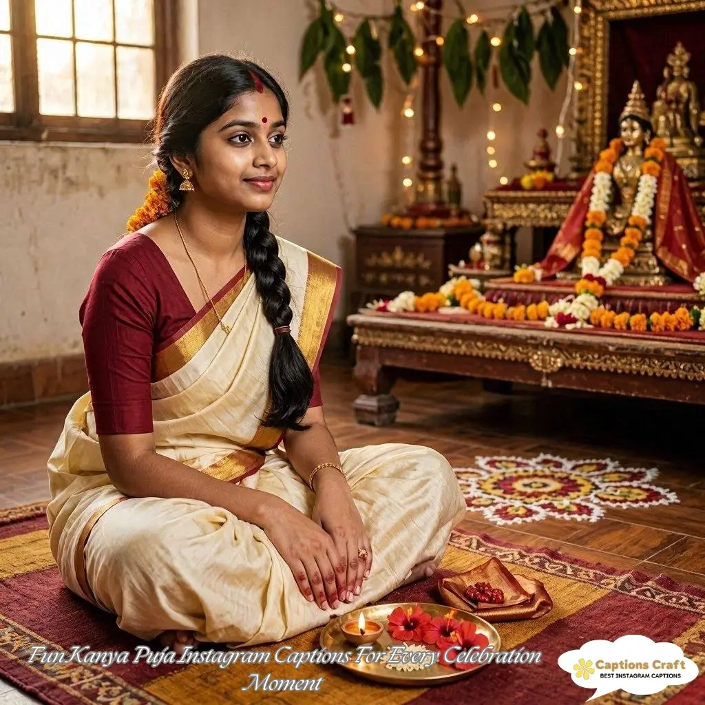 125+ Creative Kanya Puja Captions For Instagram That Spark Joy and Connection