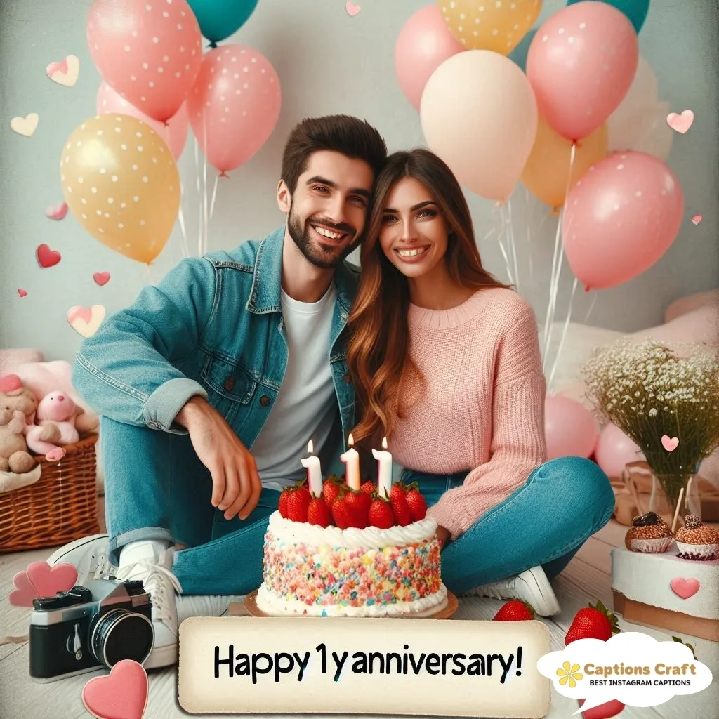 Funny 1 Year Anniversary Captions That Make You Smile