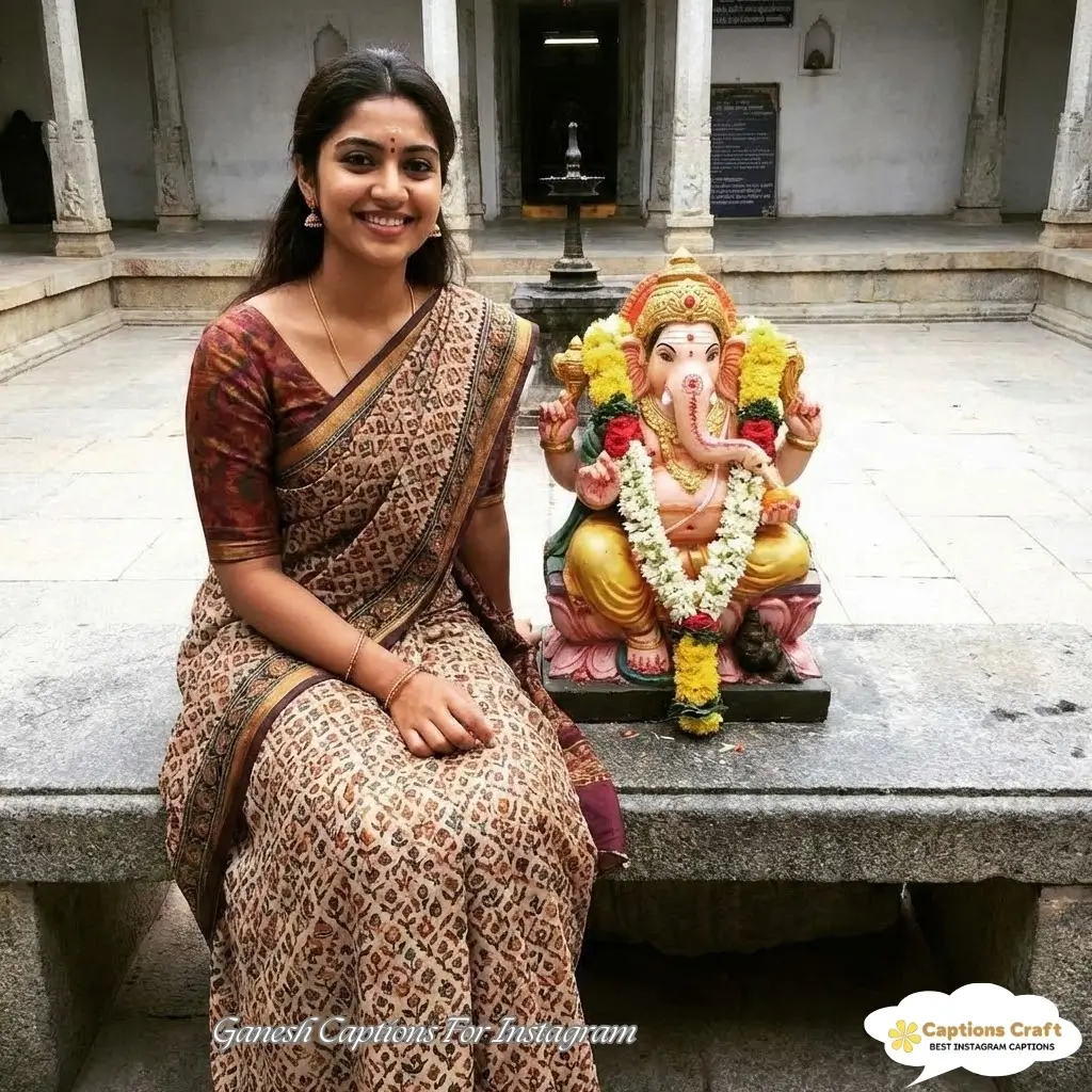 123+ Inspiring Ganesh Captions For Instagram to Celebrate Blessings and Joy