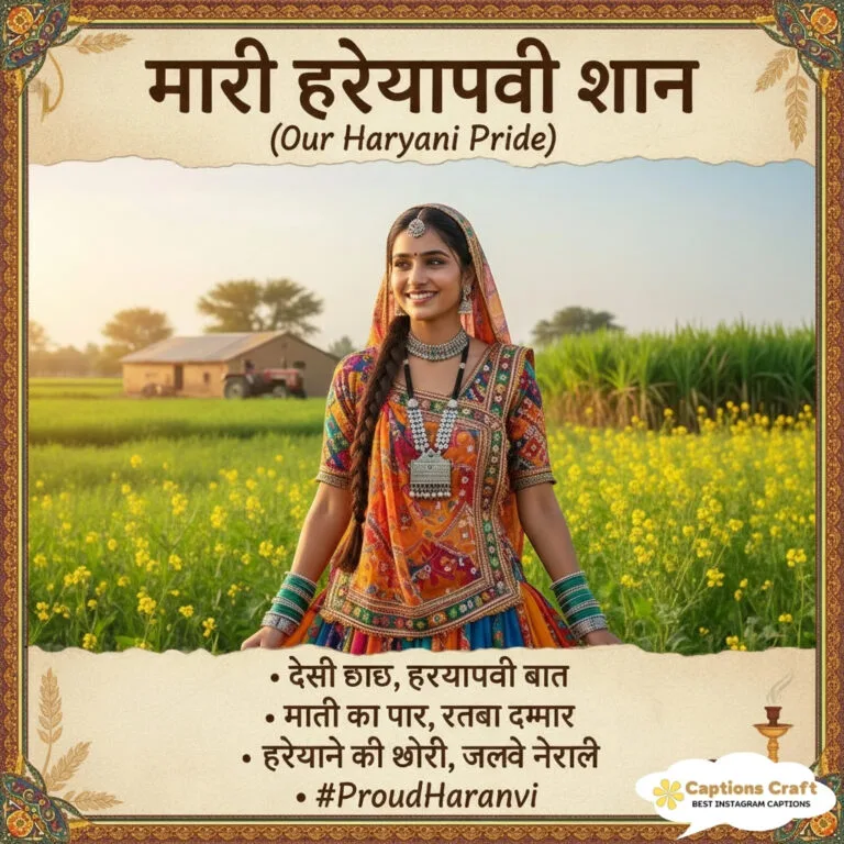 129+ Powerful Haryanvi Captions For Instagram and Quotes That Bring a Unique Twist to Your Posts