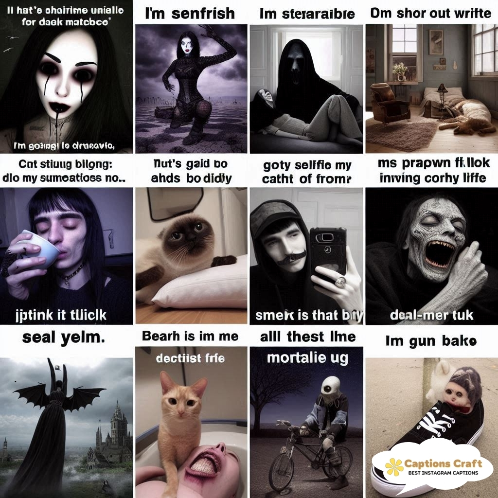 Hashtags On Goth Captions