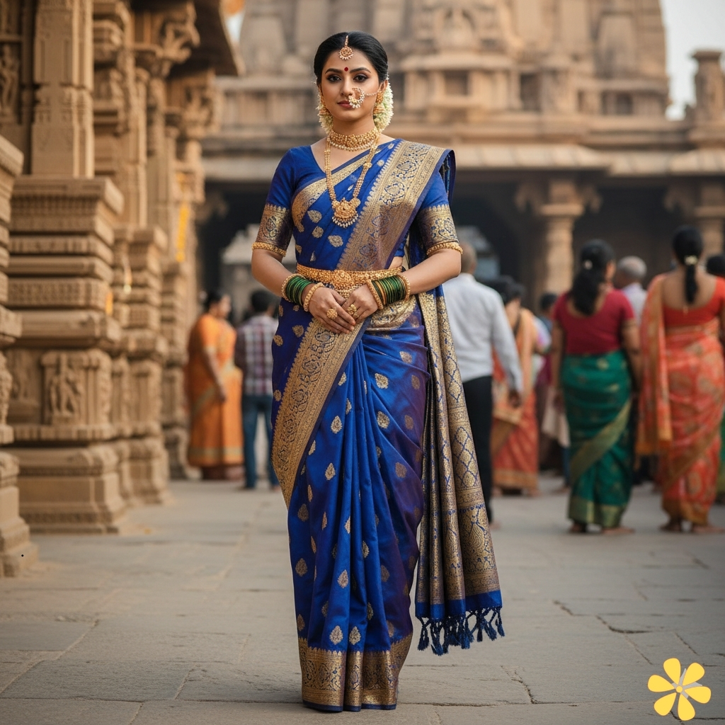 Hashtags On Nauvari Saree Captions For Instagram