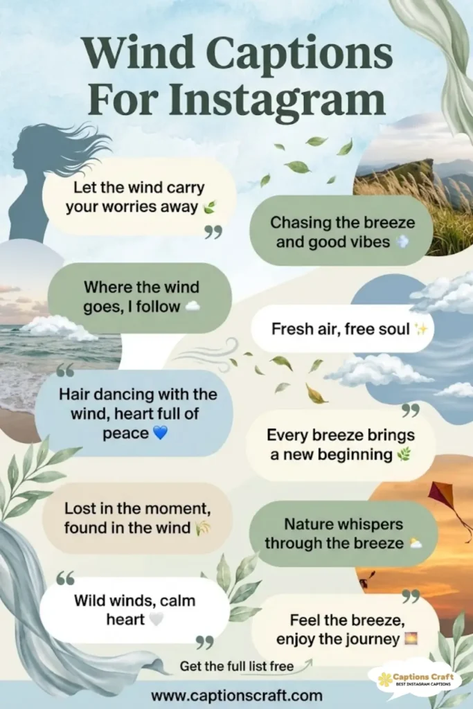 135+ Breathtaking Wind Captions For Instagram That Will Inspire Your Followers Quotes