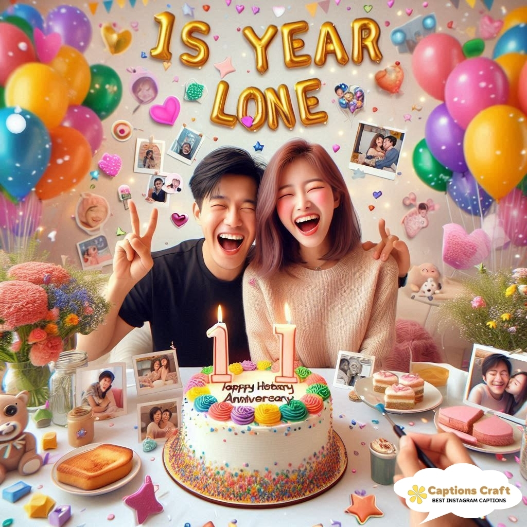 Celebrate Love with 135+ Unique 1 Year Anniversary Captions For Instagram and Quotes Magic