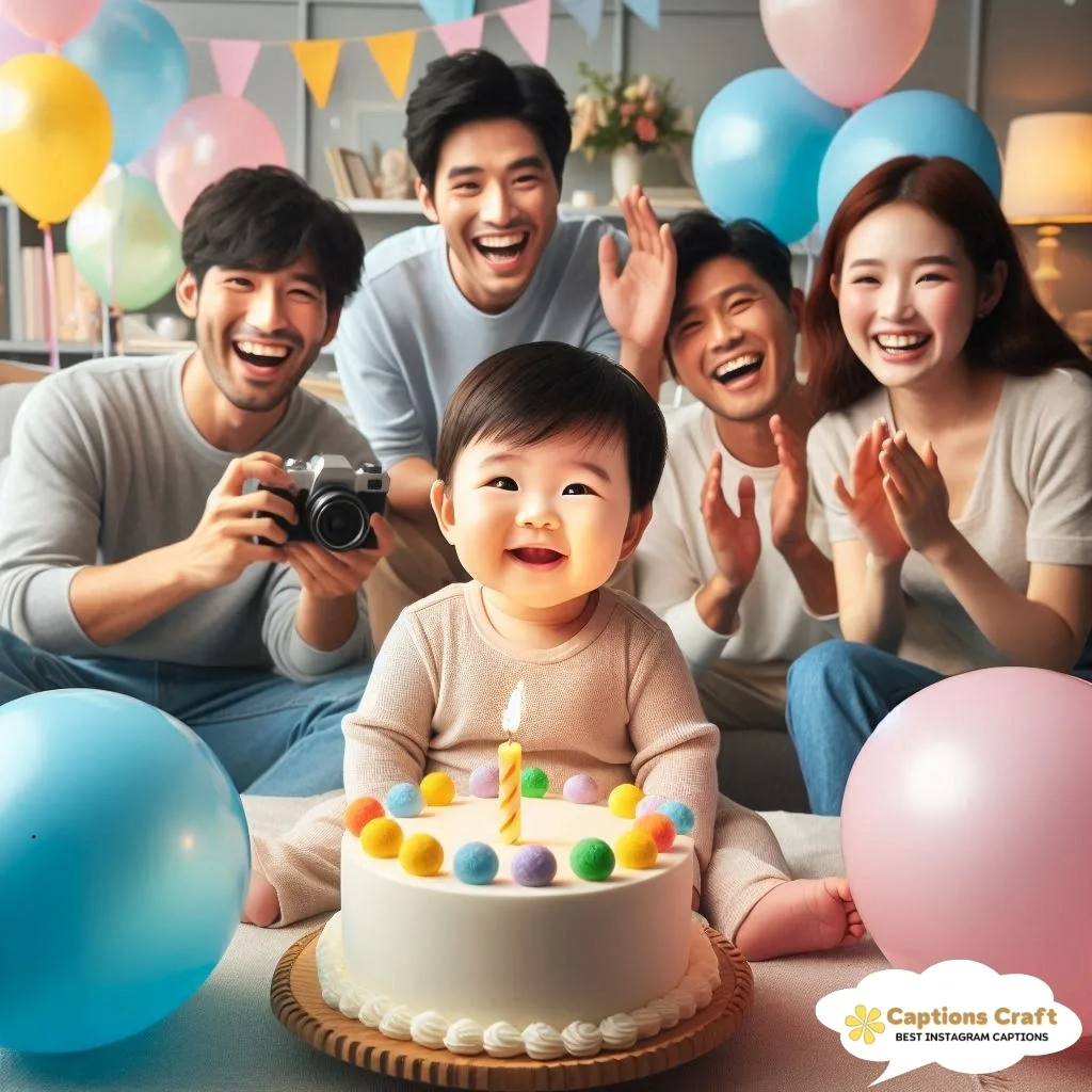 Heartfelt 1st Birthday Captions For Cherished Moments