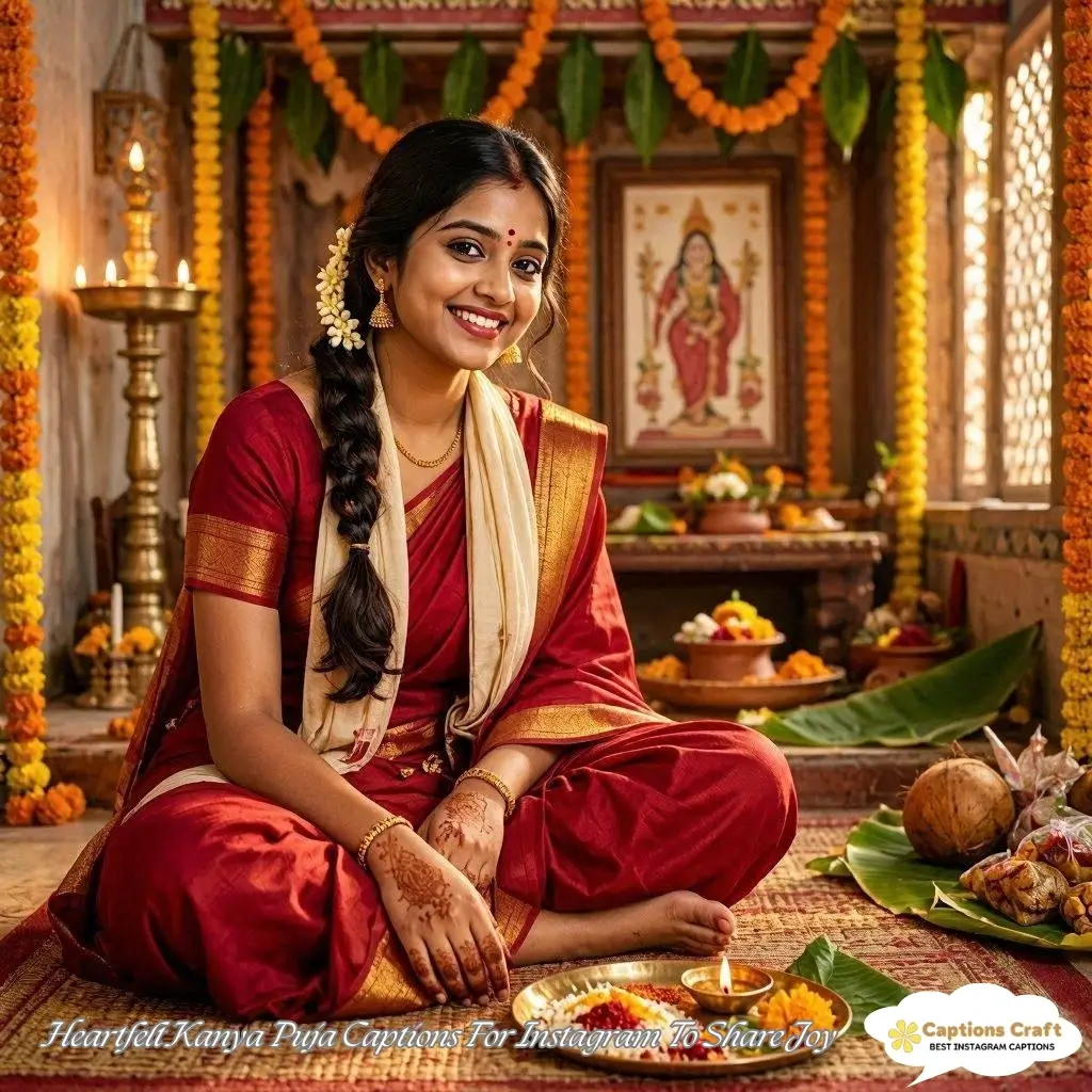 125+ Creative Kanya Puja Captions For Instagram That Spark Joy and Connection