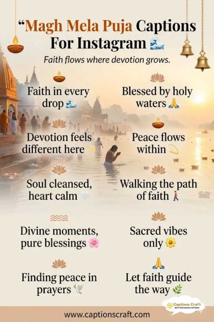 125+ Creative Magh Mela Puja Captions For Instagram and Quotes to Inspire