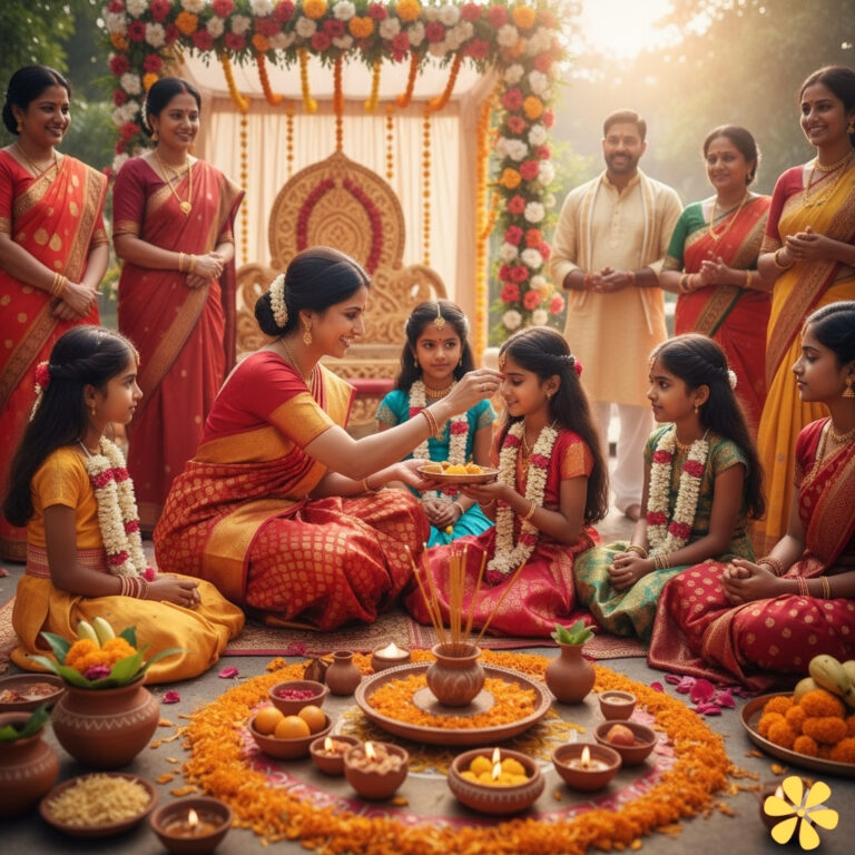 Kanya Puja Captions for Instagram