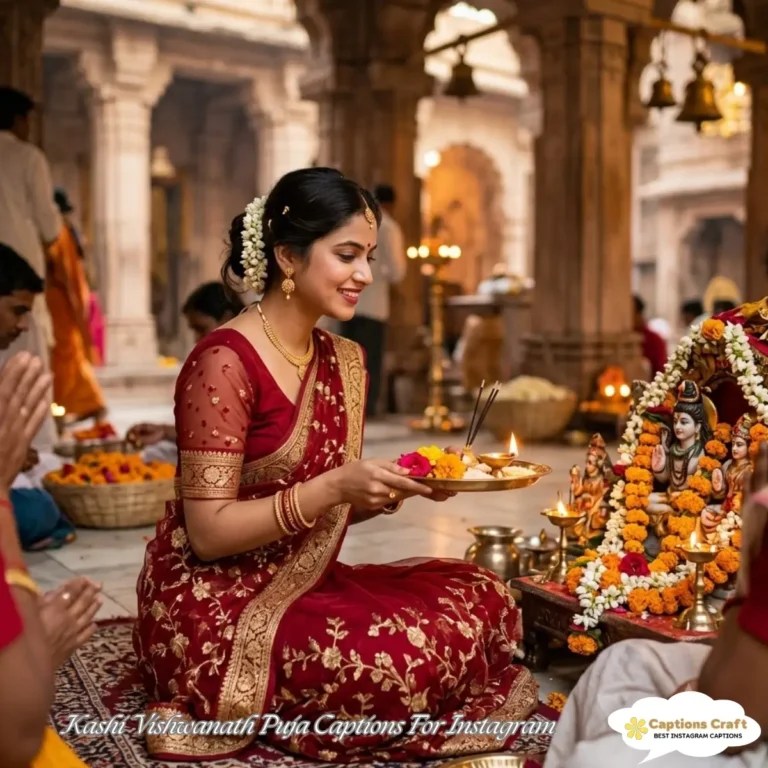 Kashi Vishwanath Puja Captions For Instagram