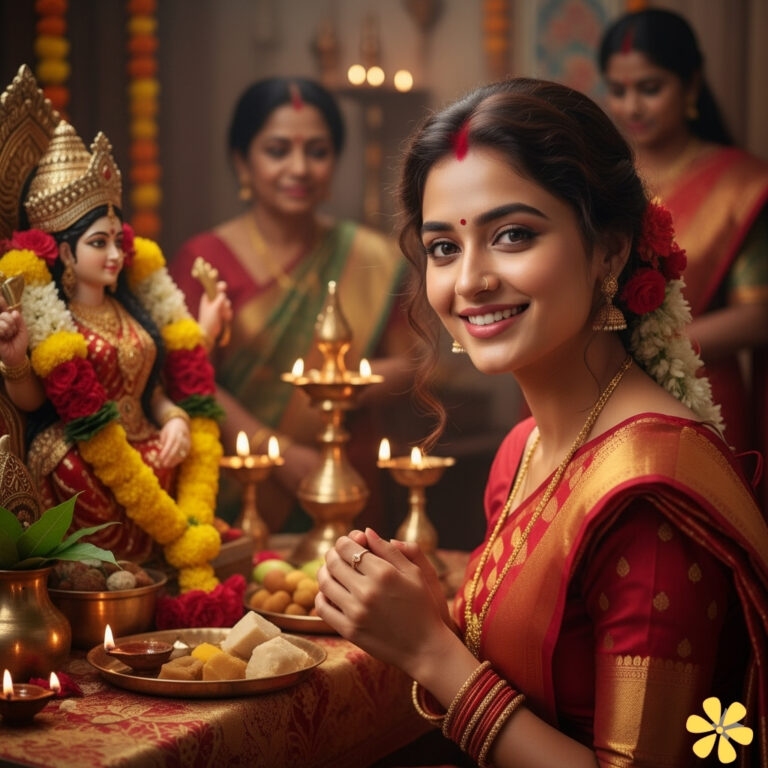 Mahalaxmi Puja Captions for Instagram