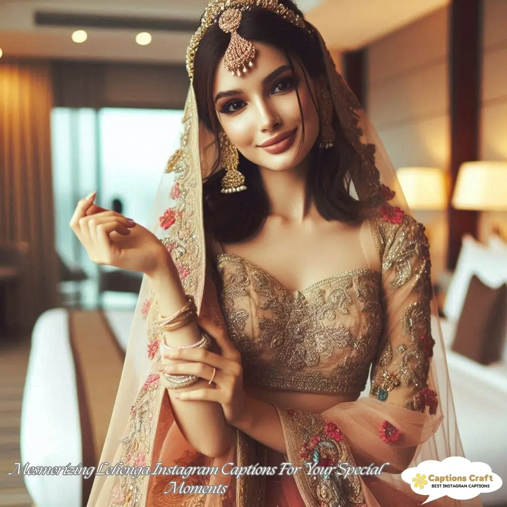 145+ Stunning Lehenga Captions For Instagram That Shine Bright