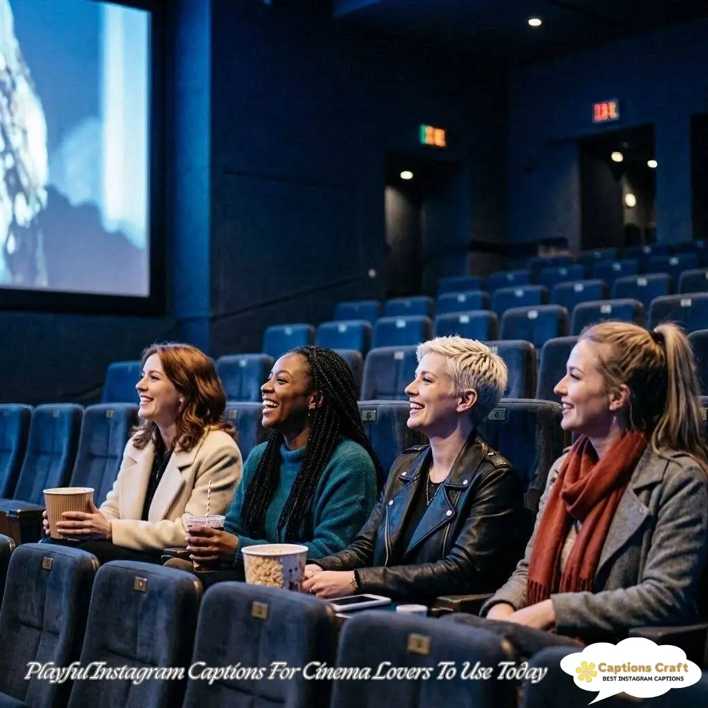 Lights, Camera, Action with 135+ Dazzling Cinema Captions For Instagram