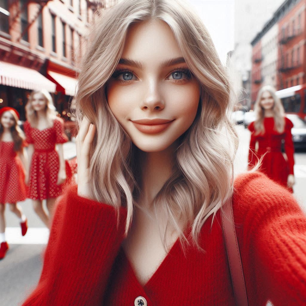 Playful Red Outfit Captions For Instagram
