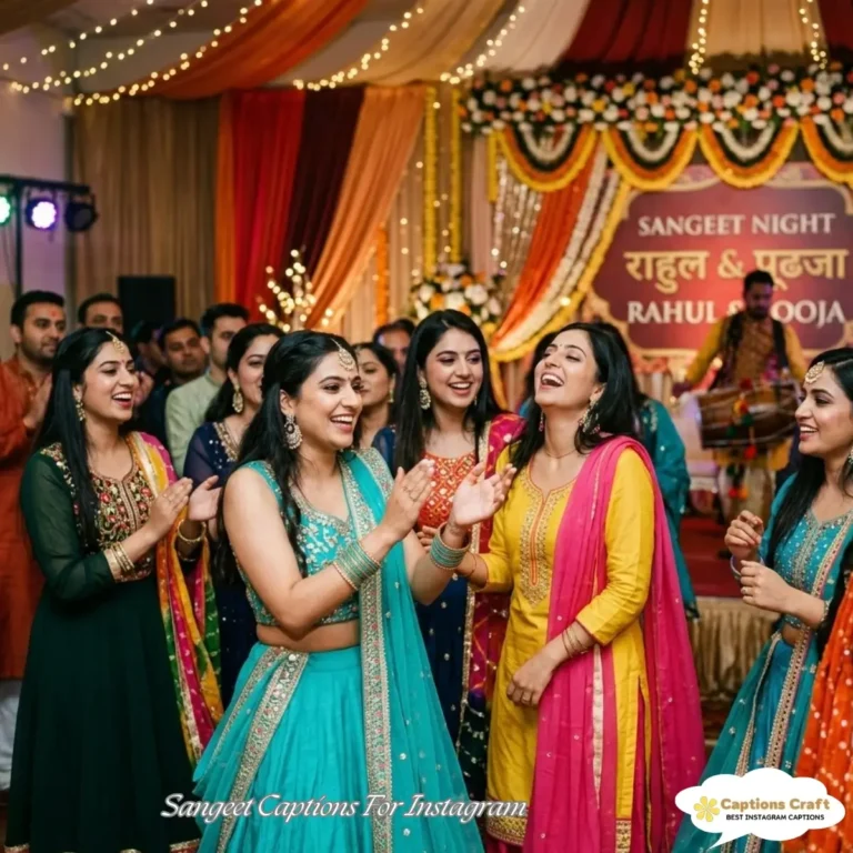 Sangeet Captions For Instagram