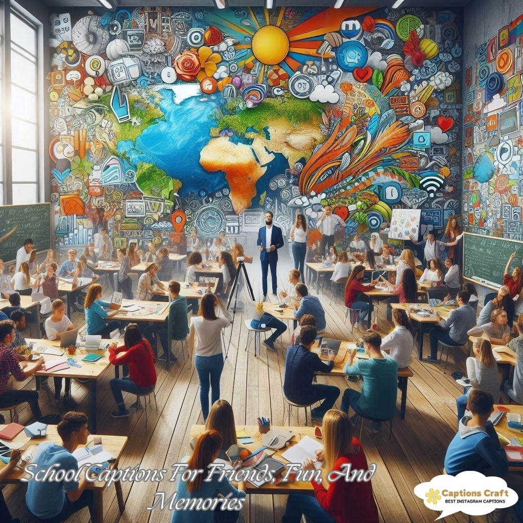 School Captions For Friends Fun And Memories