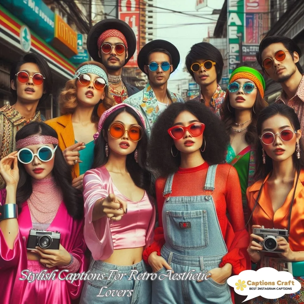 Stylish Captions For Retro Aesthetic Lovers