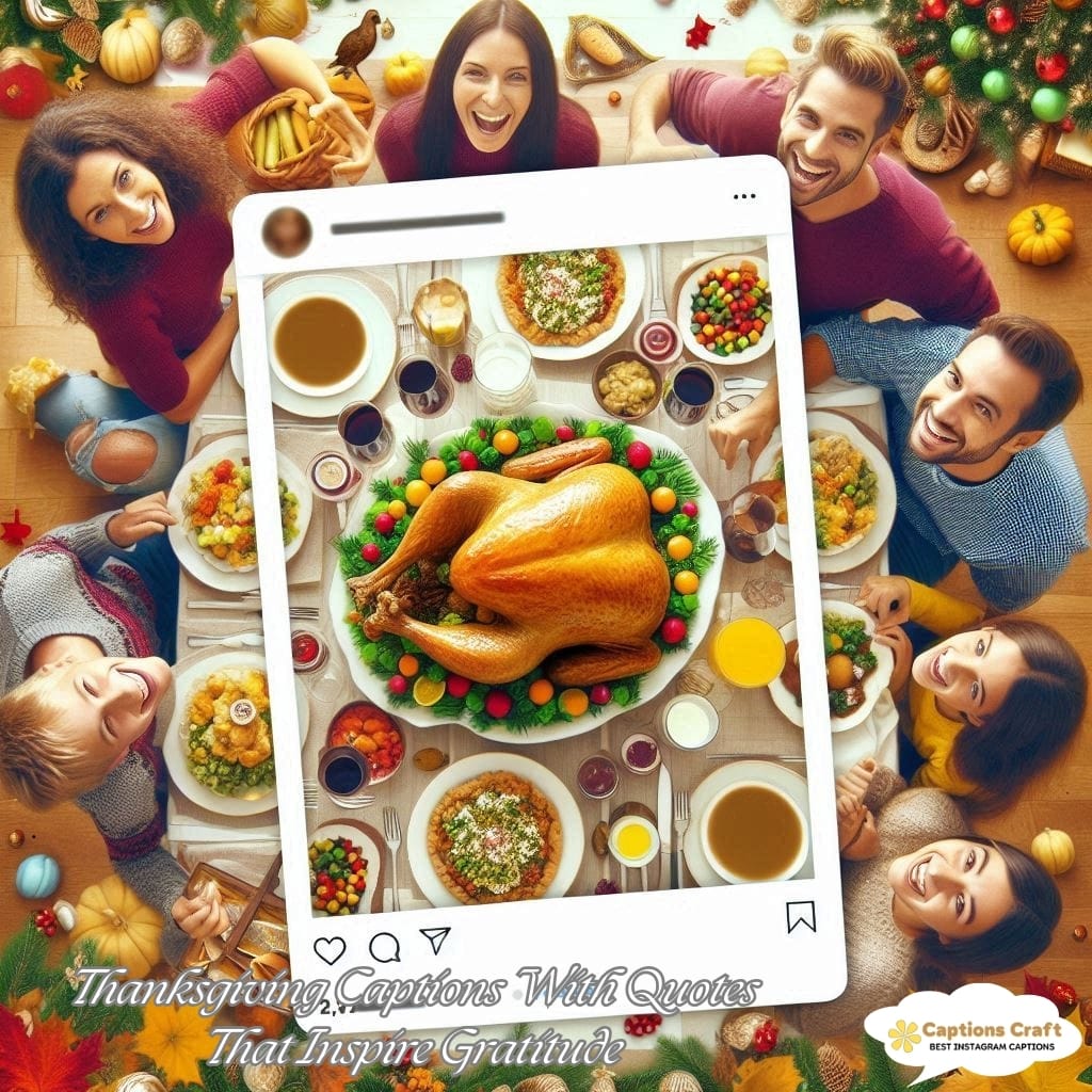 Thanksgiving Captions With Quotes That Inspire Gratitude