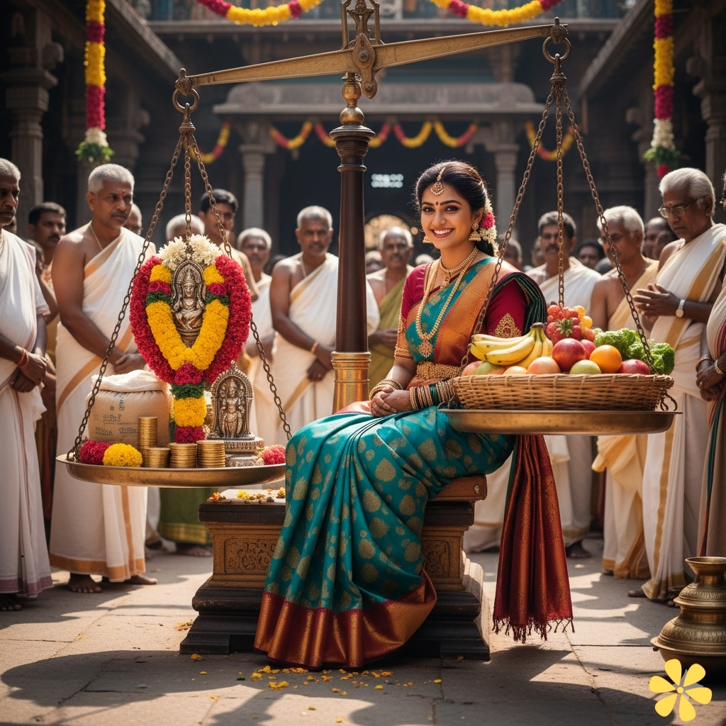 200+ Tulabharam Puja Captions for Instagram to Celebrate Tradition and Joy 8 Tulabharam Puja Captions for Instagram