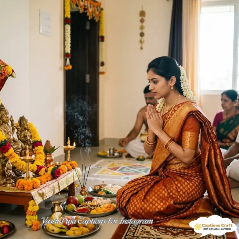 Vastu Puja Captions For Instagram