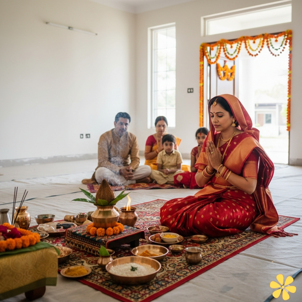 Vastu Puja Captions for Instagram