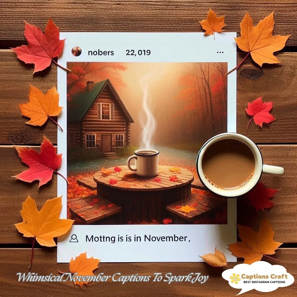 145+ Inspiring November Captions For Instagram and Quotes to Brighten Your Feed