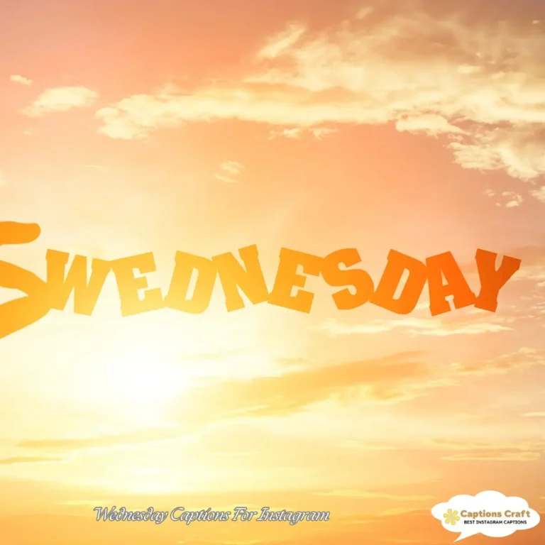143+ Fun Wednesday Captions For Instagram and Quotes For Chill And Cozy Vibes