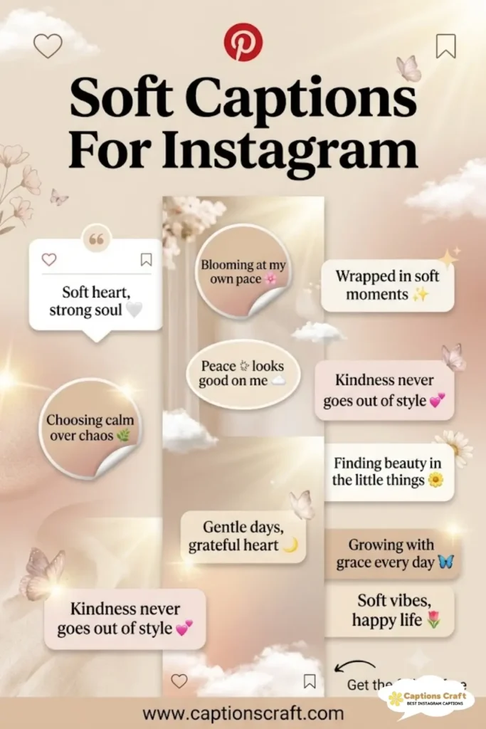 137+ Inspiring Soft Captions For Instagram and Quotes to Brighten Your Feed in 2026