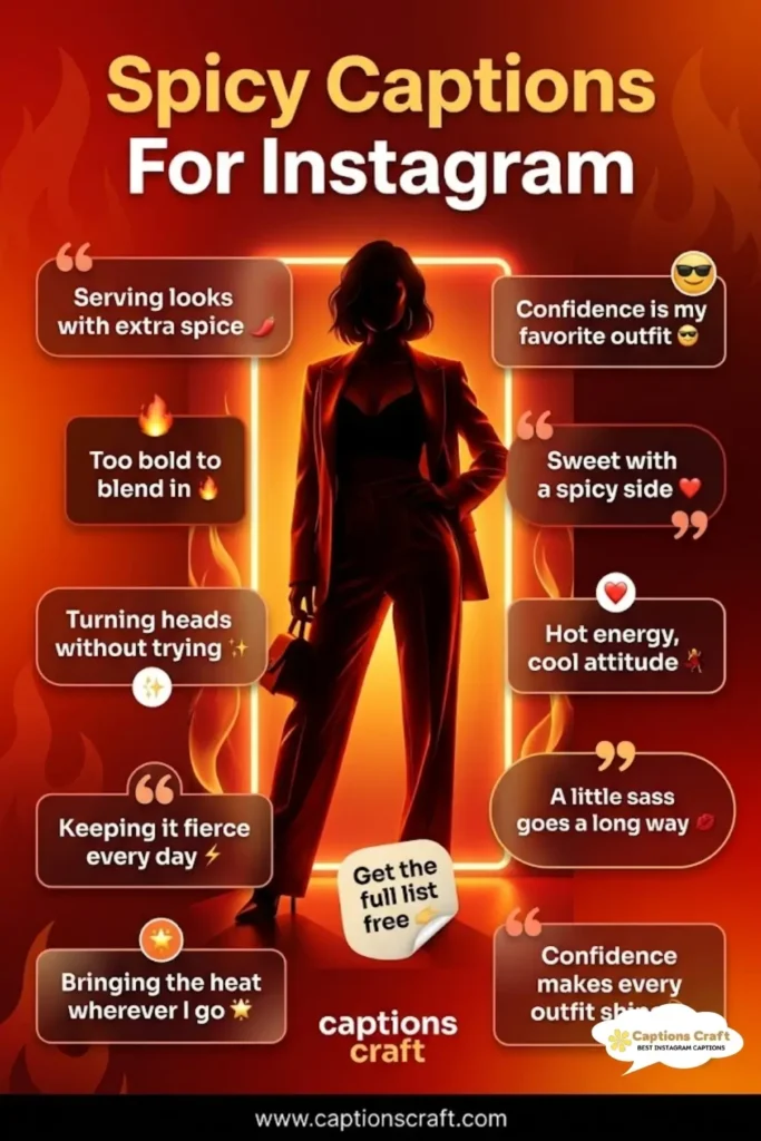 137+ Sizzling Spicy Captions For Instagram That Ignite Your Quotes Game