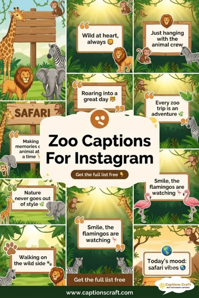 143+ Unforgettable Zoo Captions For Instagram and Quotes That Will Inspire You