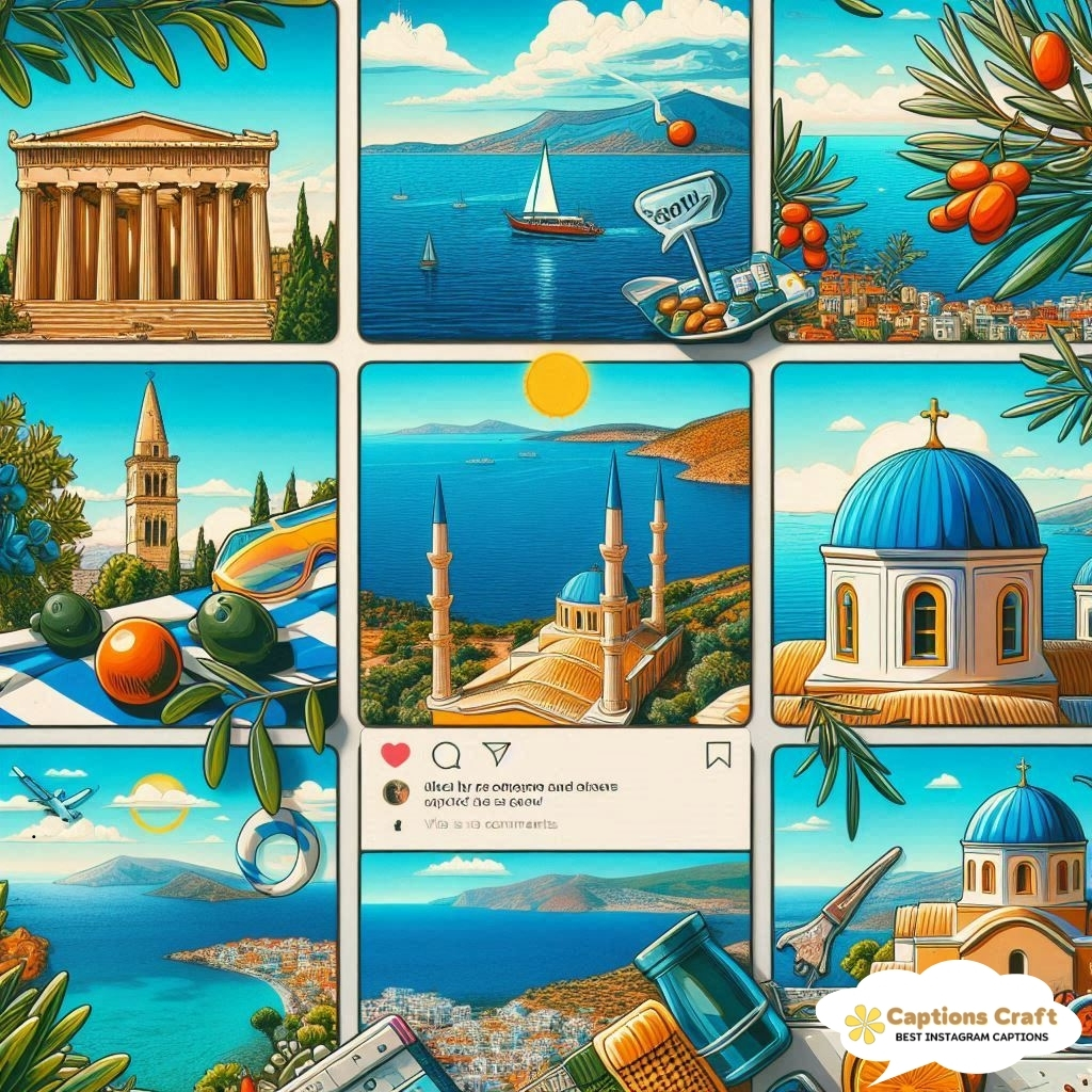 Hashtags on Greek Captions to Boost Engagement