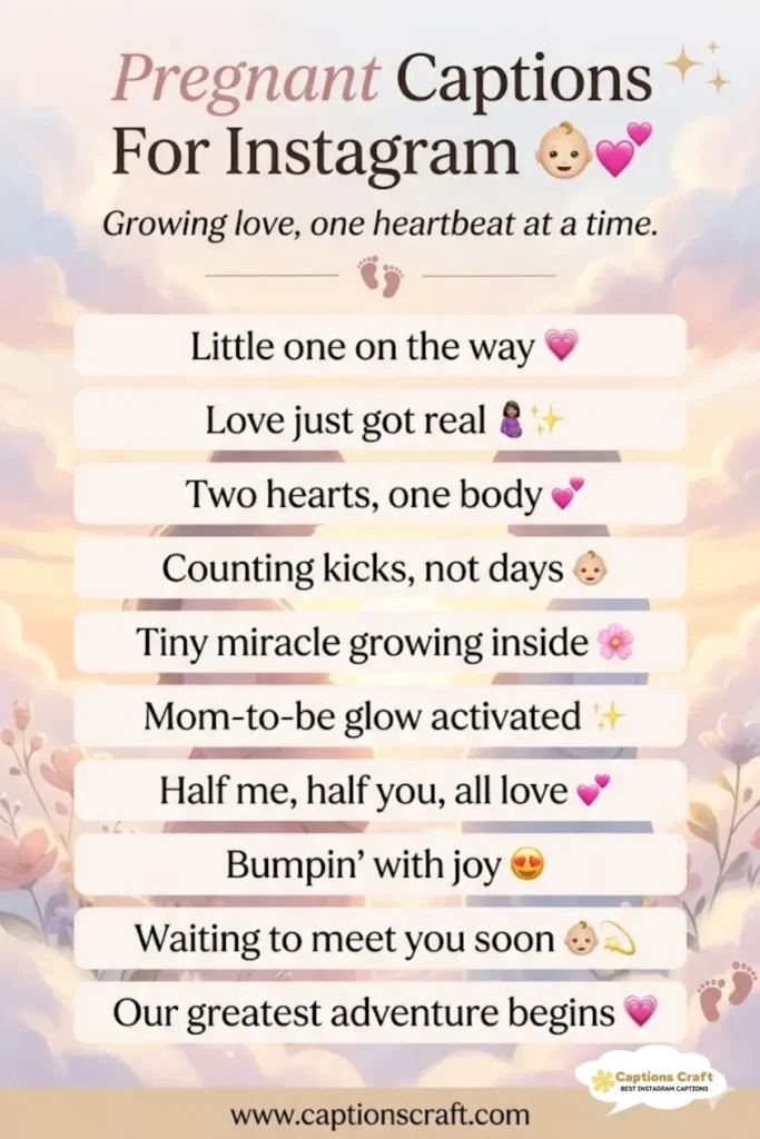 123+ Magical Pregnant Captions For Instagram and Heartfelt Quotes to Share