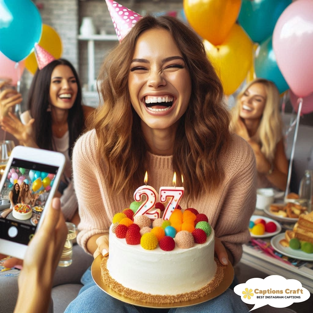 Inspirational 27th Birthday Captions