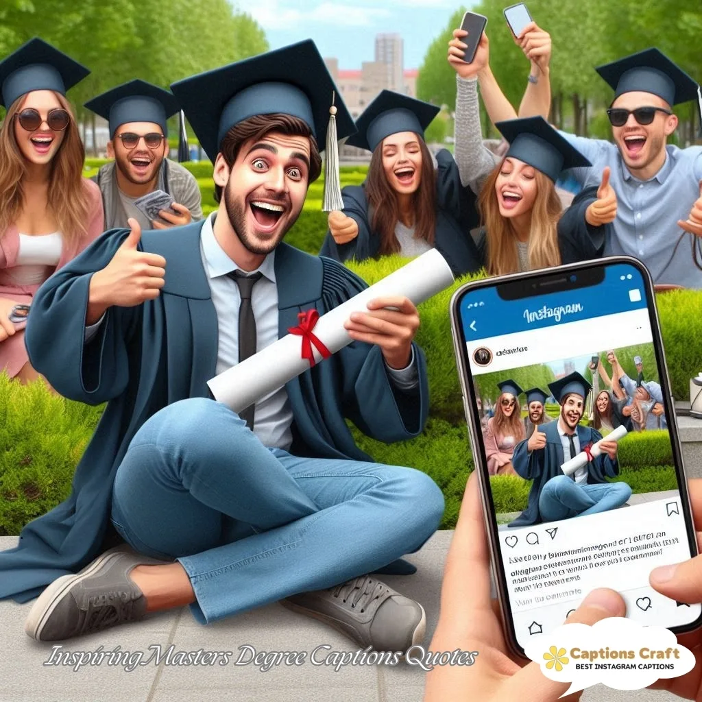 Inspiring Masters Degree Captions Quotes