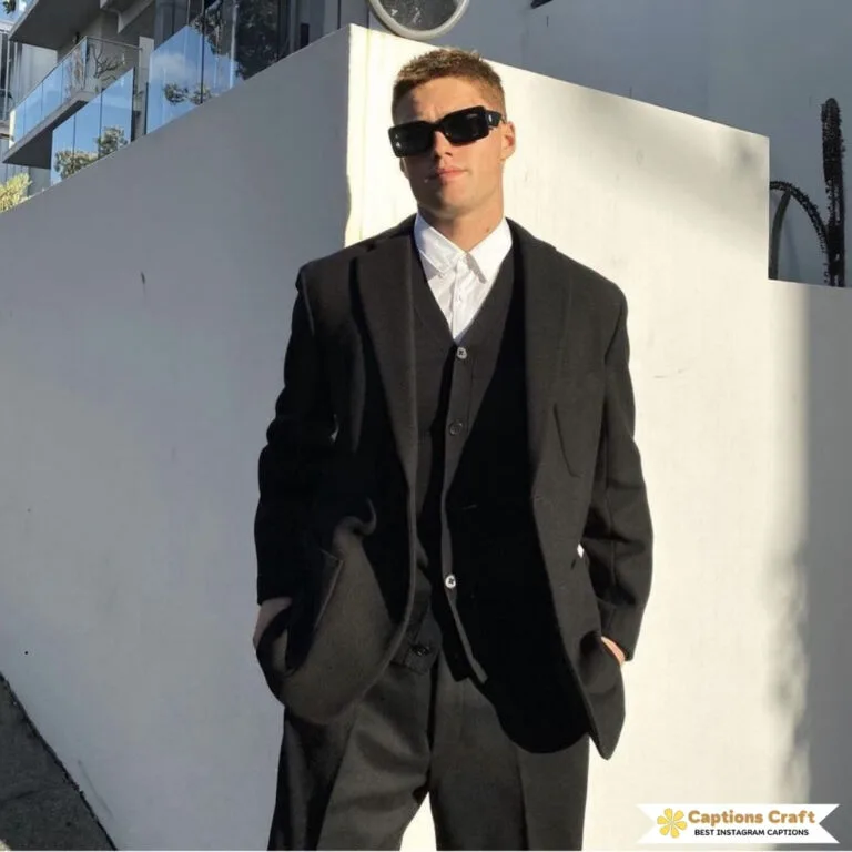 137+ Cool Man In Black Captions For Instagram For & Quotes Bold And Classic Vibes